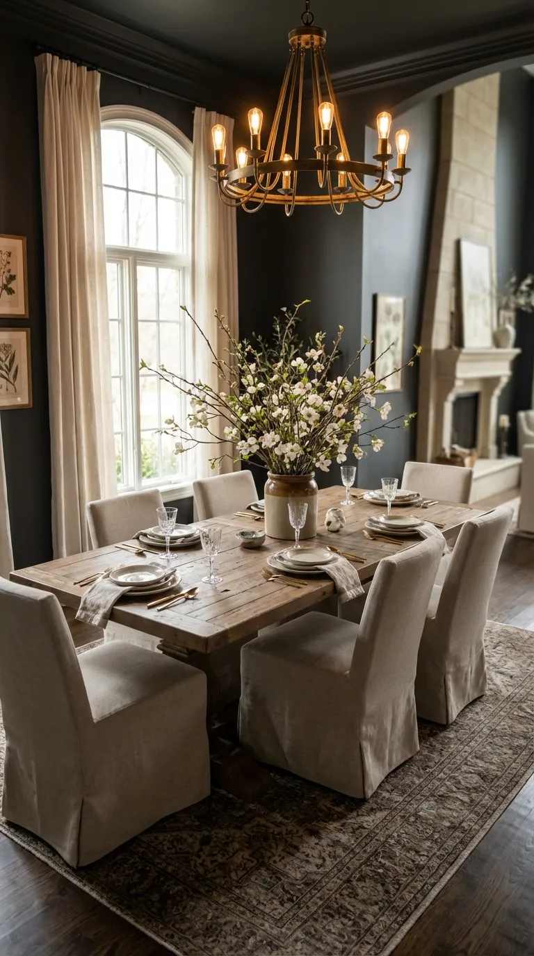 Natural Centerpiece With Trimmed Branches Or Florals