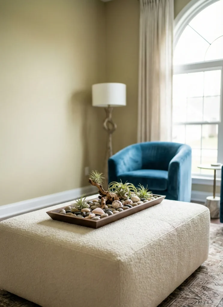 Nature-Inspired Tray Using Stone or Organic Objects