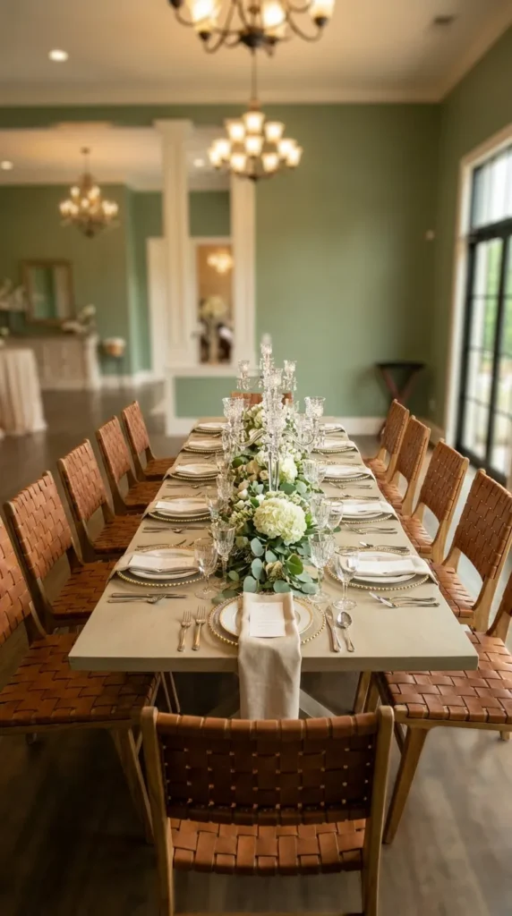 Open Center Banquet Layout