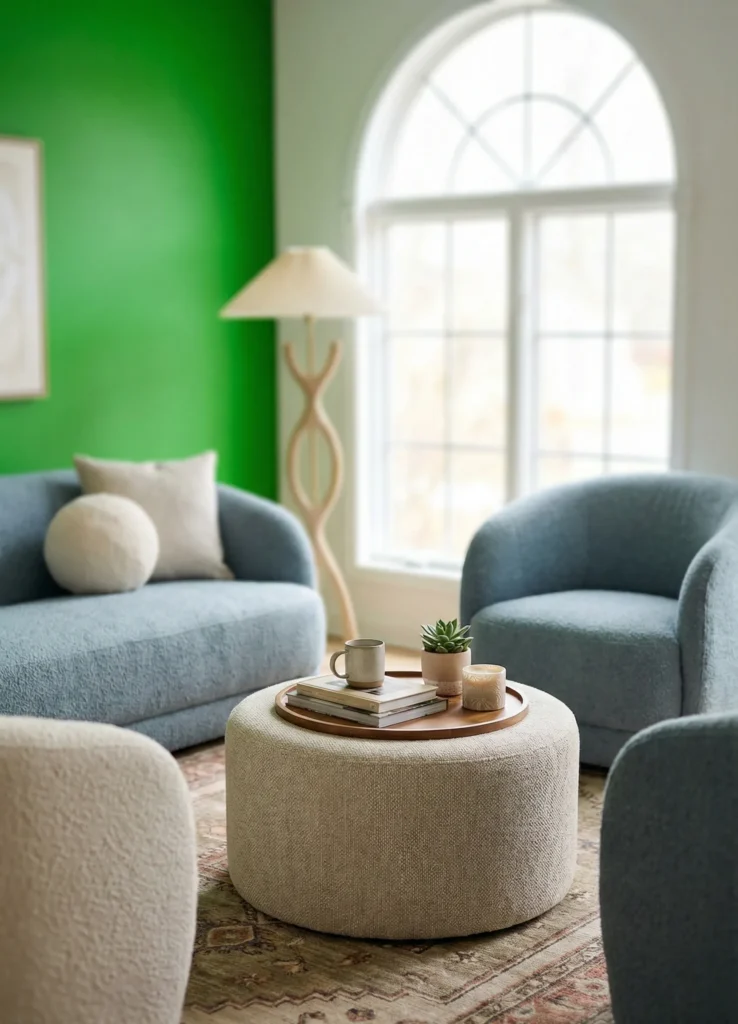 Ottoman Coffee Table That Doubles as Seating