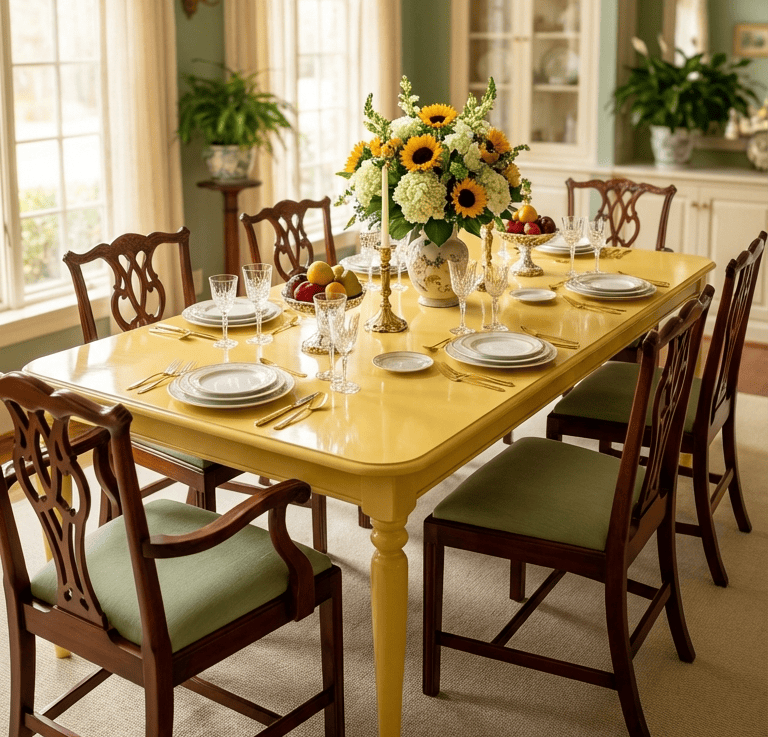 Painted Dining Table Ideas