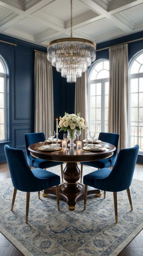 Round Pedestal Dining Table For Smooth Traffic Flow