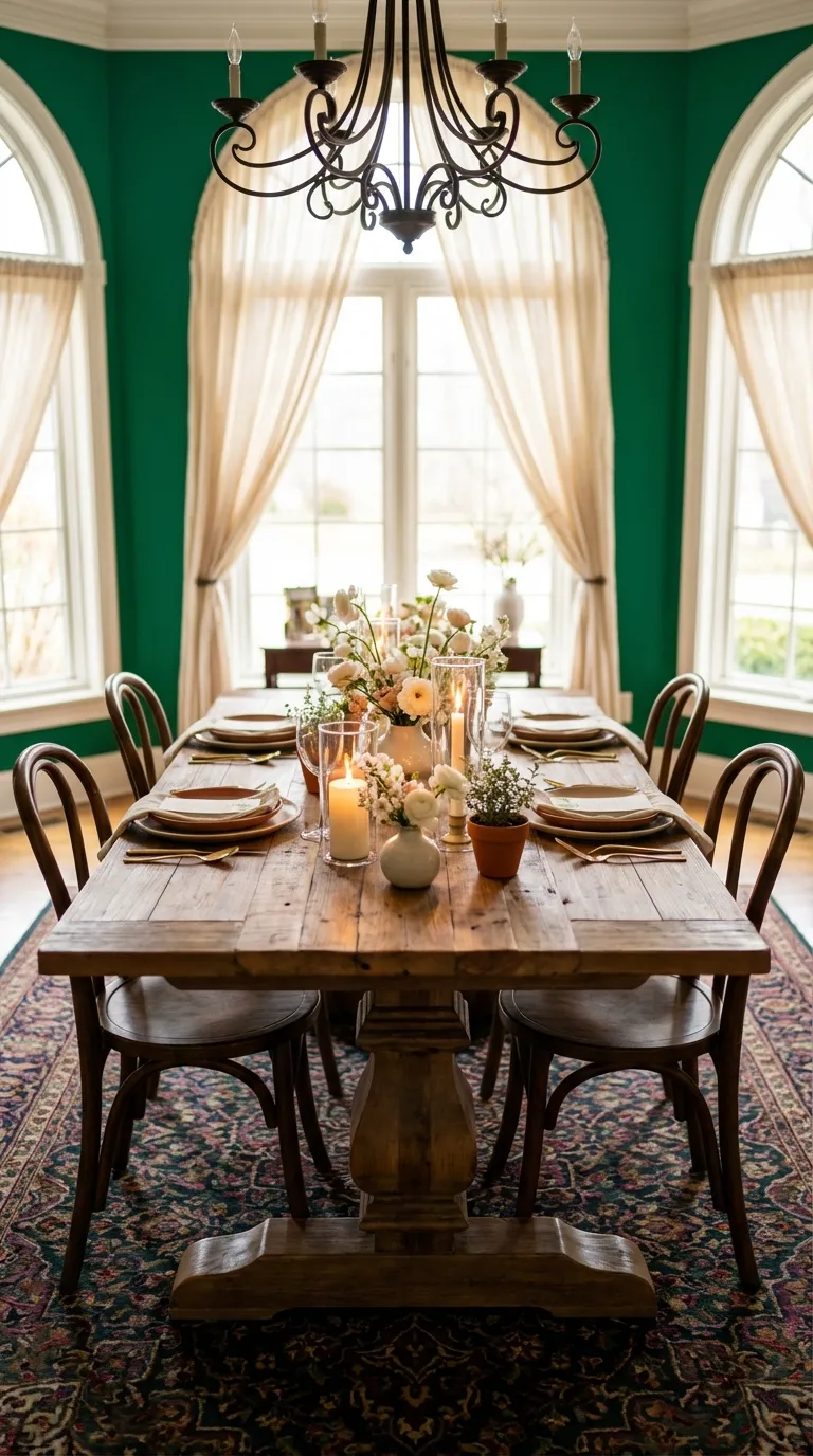 Rustic Wooden Table Runner