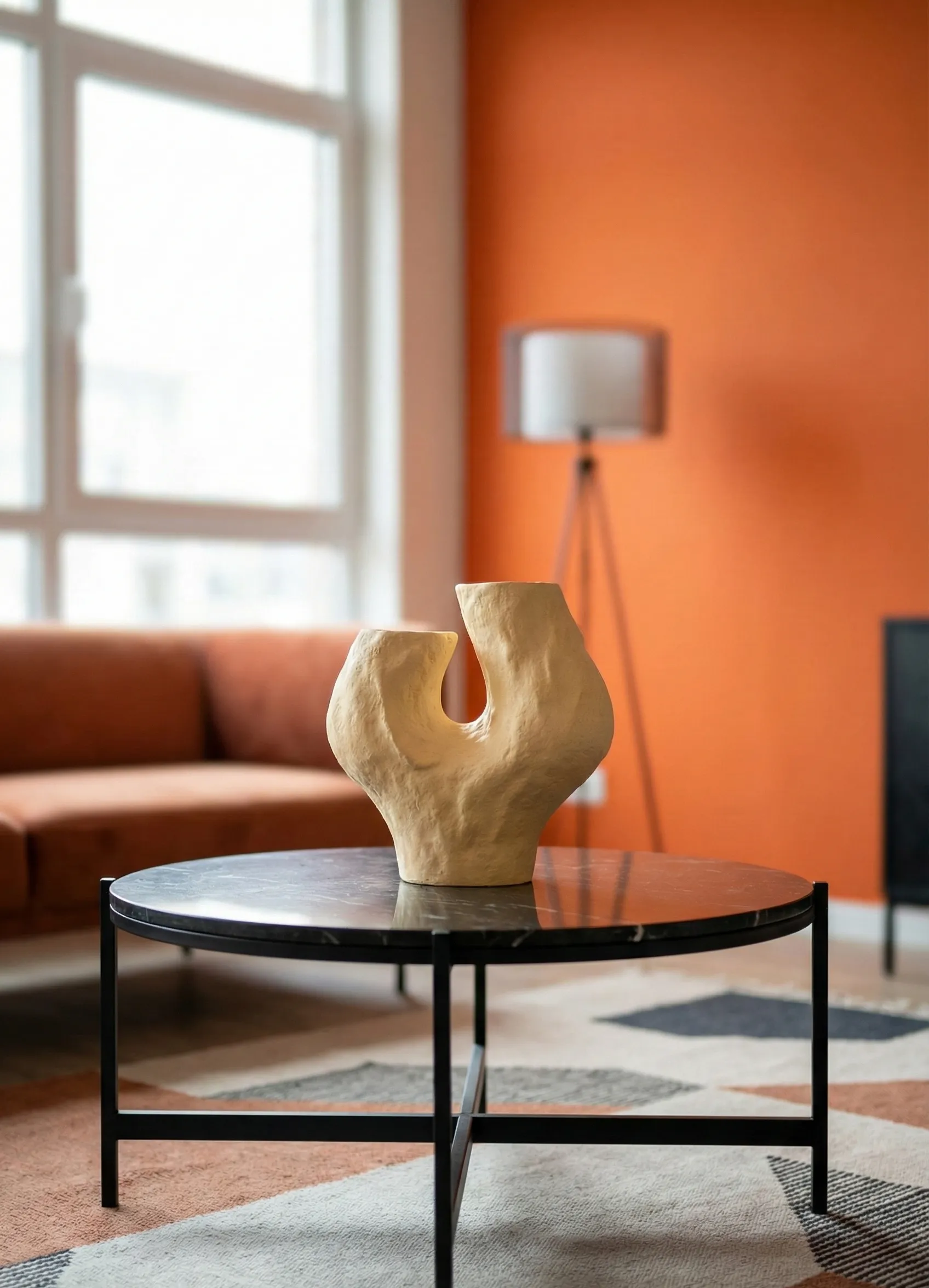 Sculptural Art Object as a Bold Centerpiece