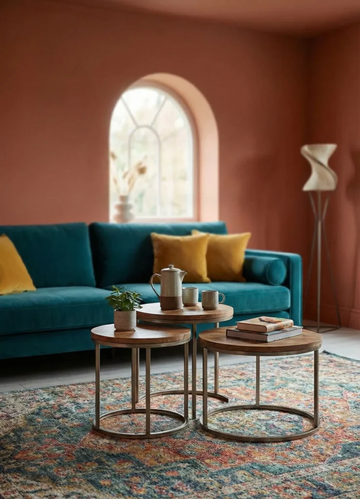 Side Table Cluster Used as Coffee Point