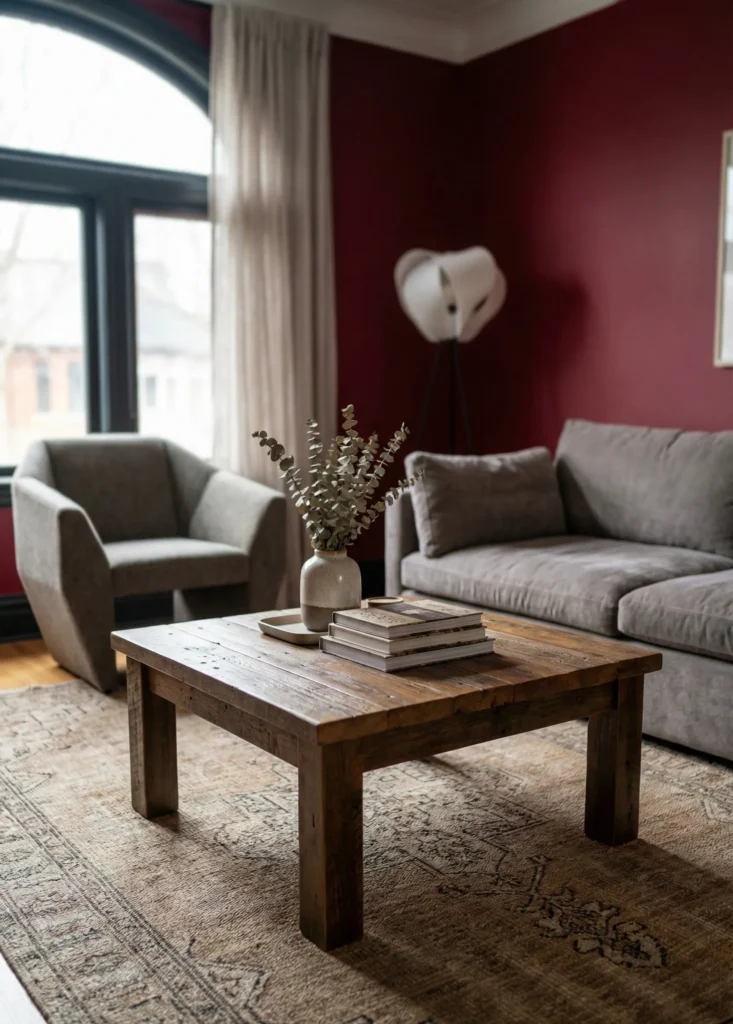 Simple Square Plank Coffee Table