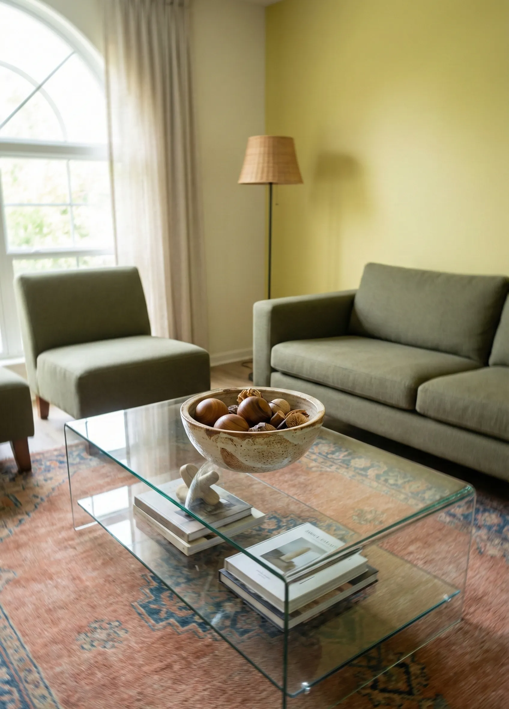 Single Oversized Bowl as Focal Point
