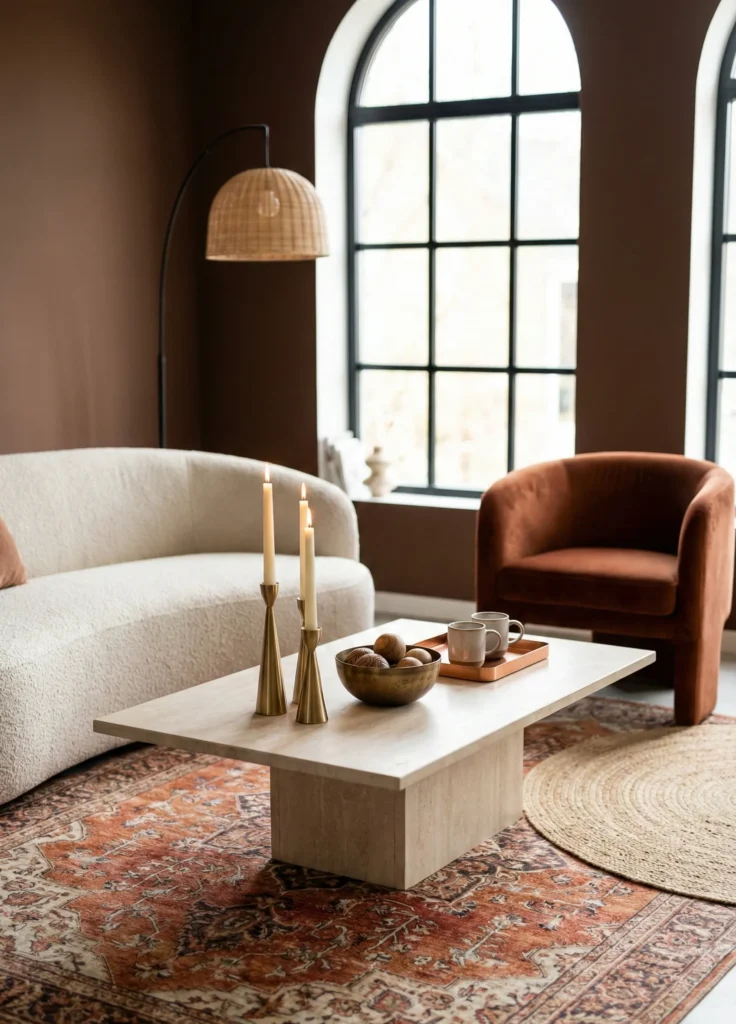 Soft Metallic Accent to Add Warmth