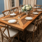 Solid Wood Dining Table Design