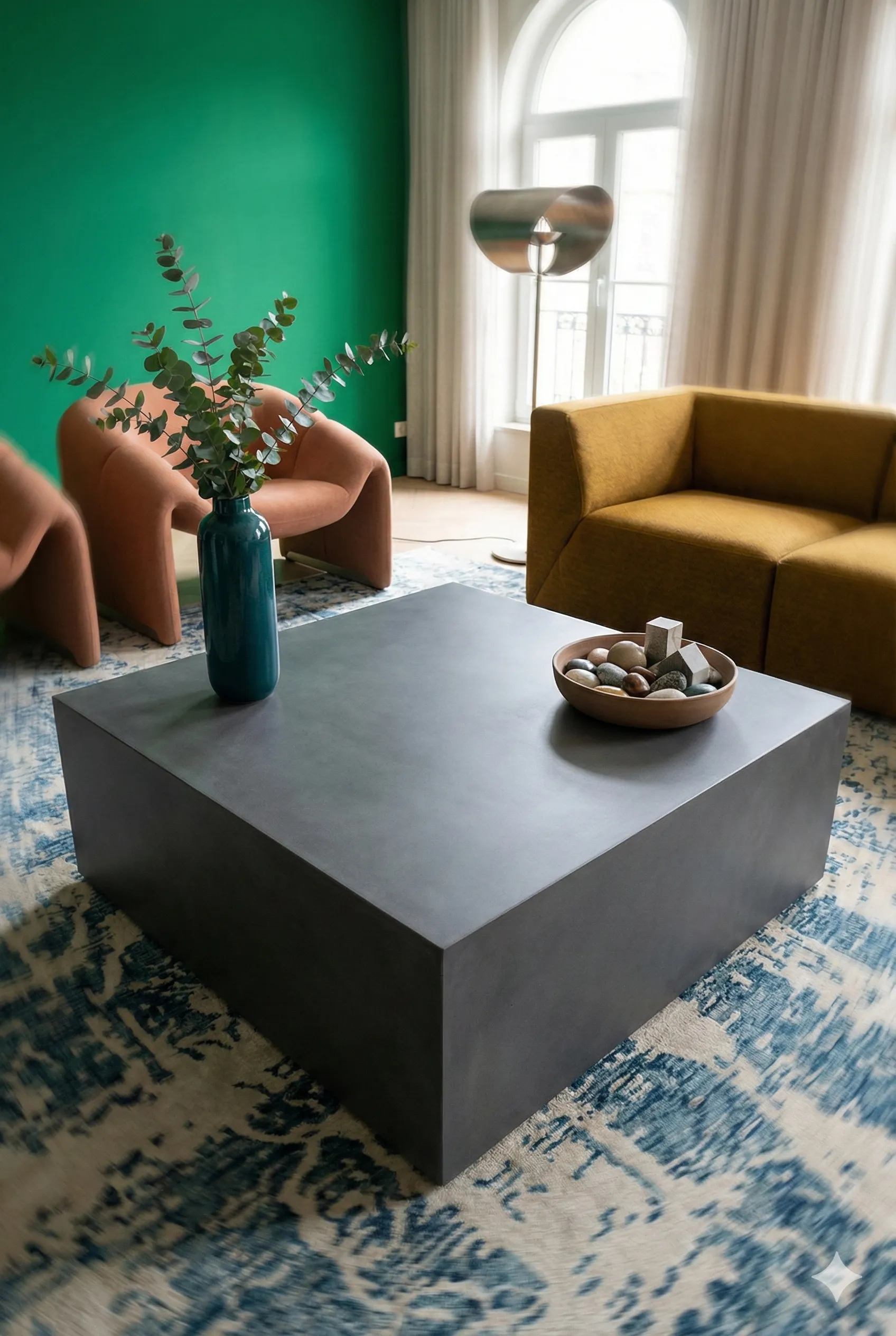 Square Table Using Asymmetrical Object Pairing
