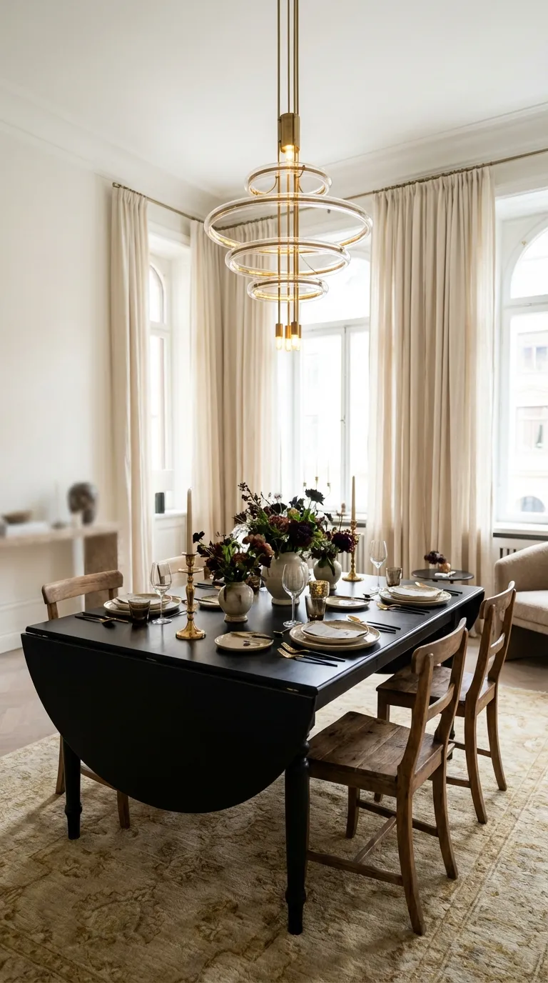 Statement Lighting Above the Table
