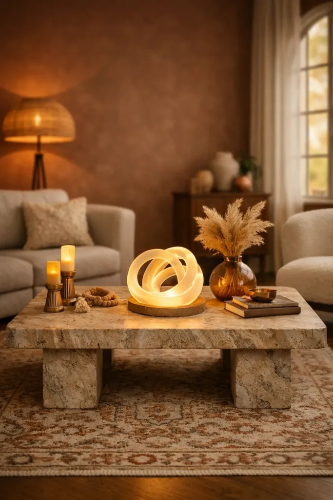 Subtle Illuminated Centerpiece Feature