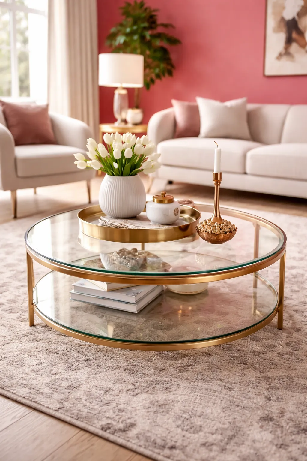 Subtle Metallic Accents for Light Play