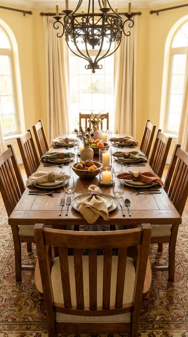 Textured Linen Or Burlap Napkins With Handcrafted Napkin Rings