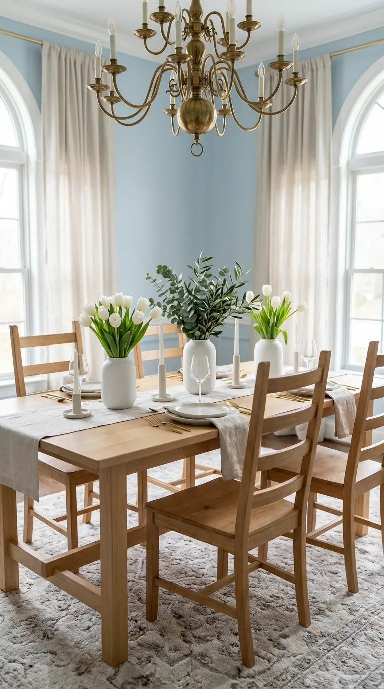 Trio Vase Spring Arrangement