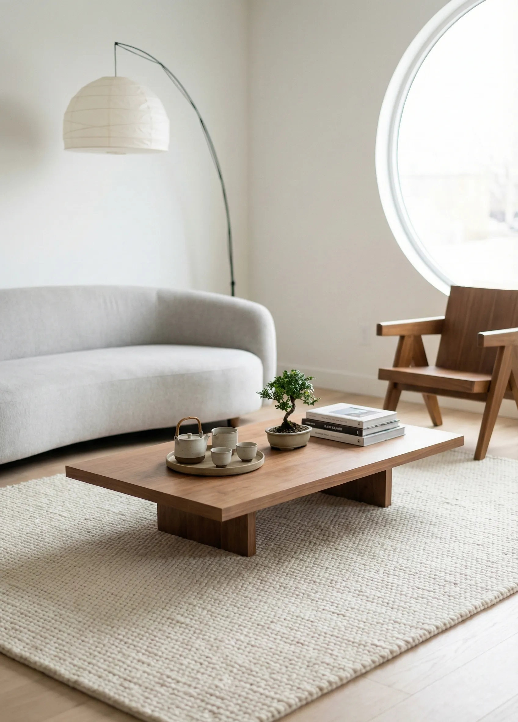 Ukabu Floating-Style Low Coffee Table