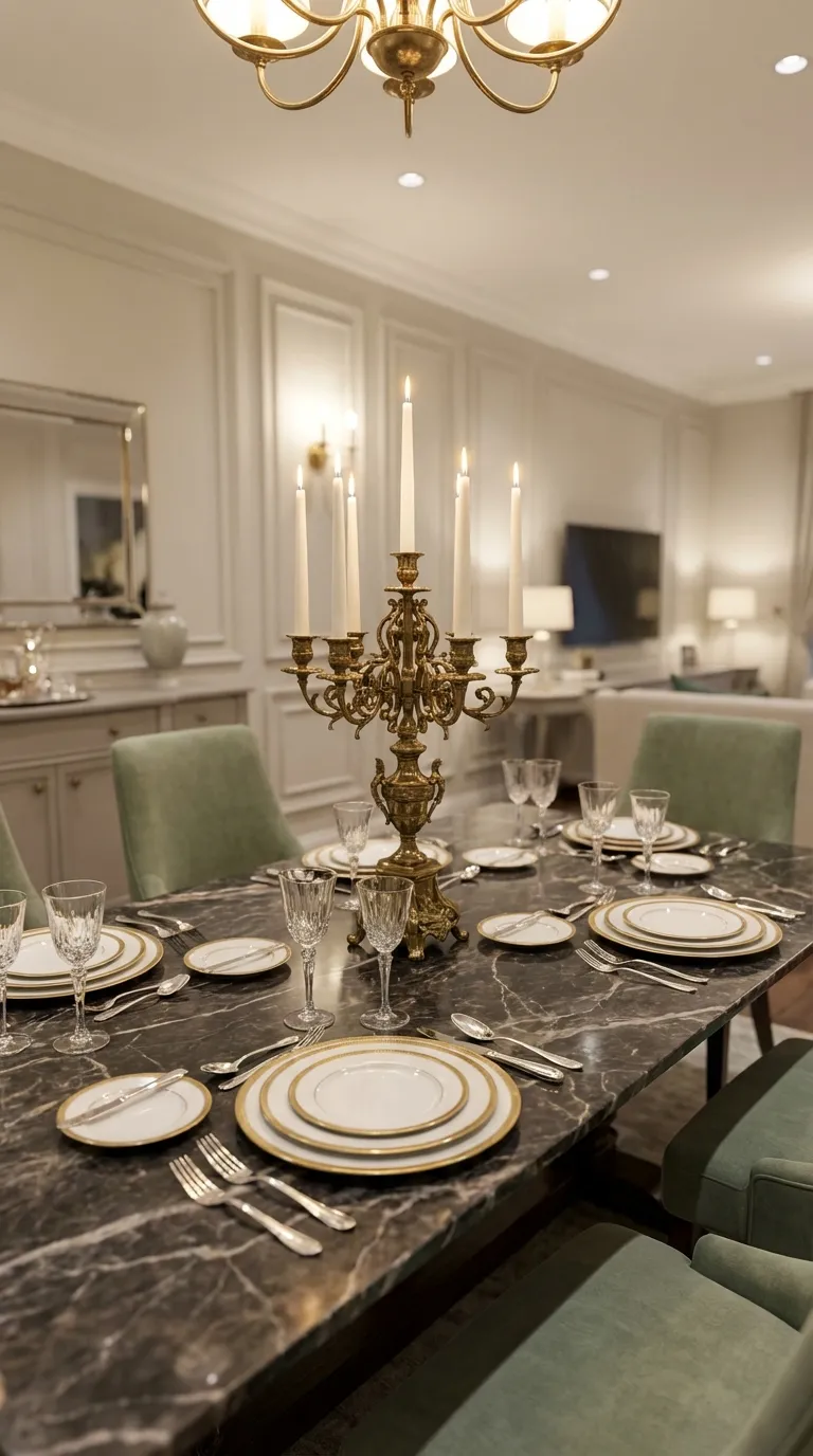 Vintage Brass Candelabra