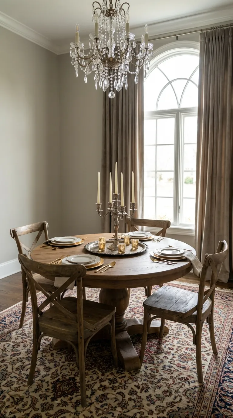 Vintage Candelabra Centerpiece