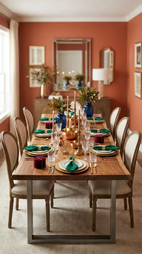 Warm Metallic or Jewel Tone Décor Accents