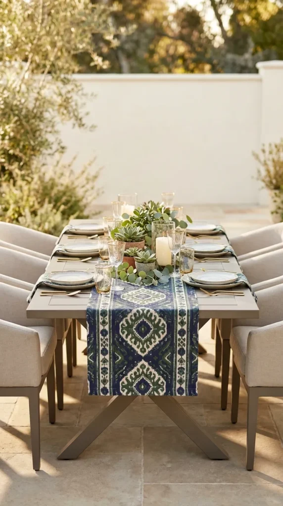 Weather Resistant Tablecloth Or Runner