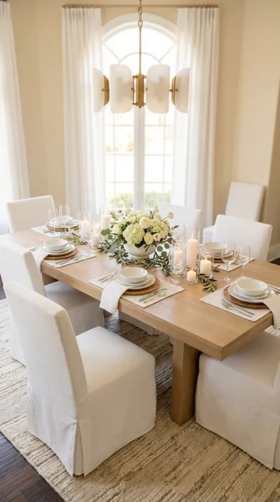 White on white Decor Theme