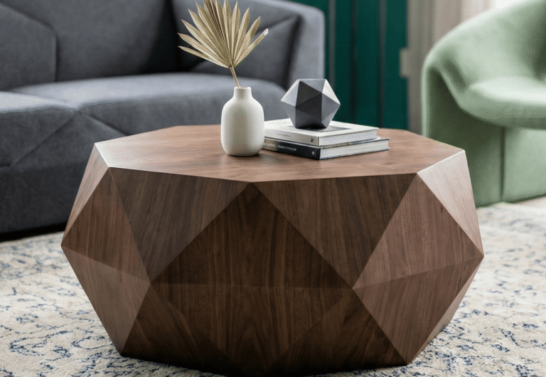 Wood Drum Coffee Table Ideas
