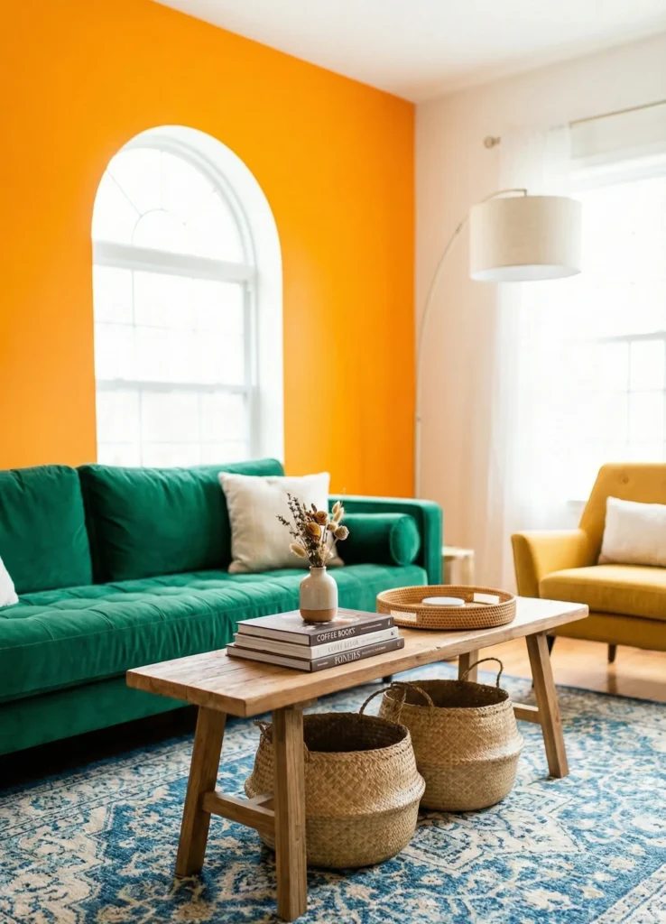 Wooden Bench or Slim Coffee Table