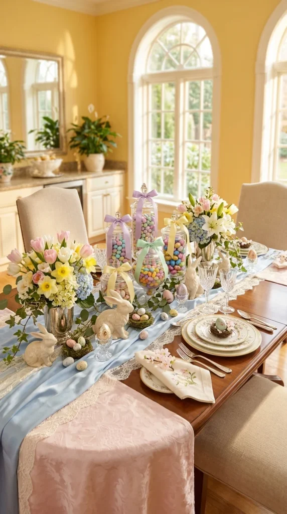 Candy Filled Egg Jar Display