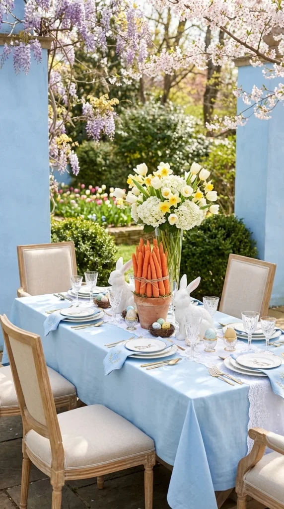 Carrot And Flower Vase Arrangement