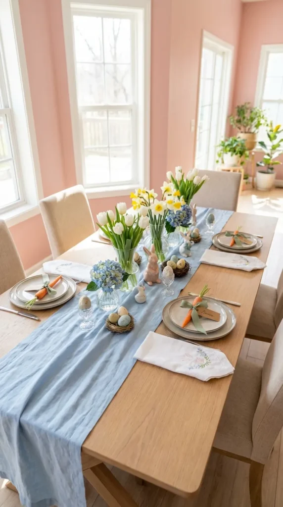 Carrot Place Cards With Green Ribbons