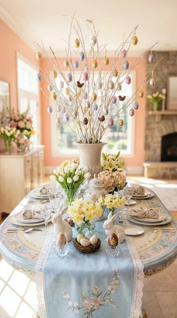 Chocolate Egg Tree Centerpiece For Kids