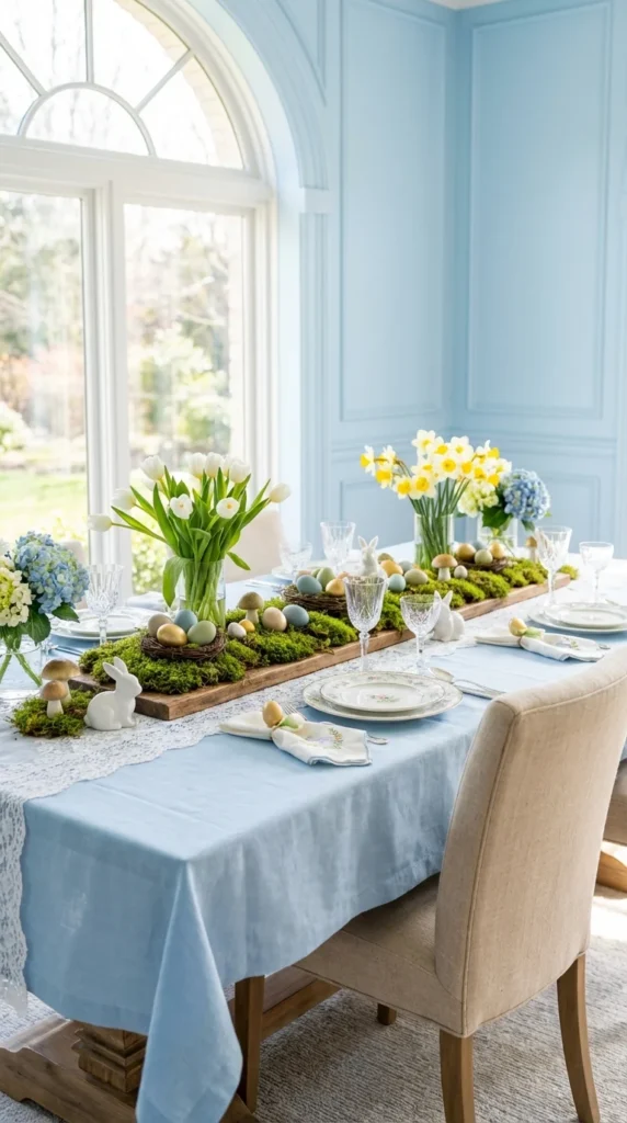 Moss And Easter Egg Arrangement