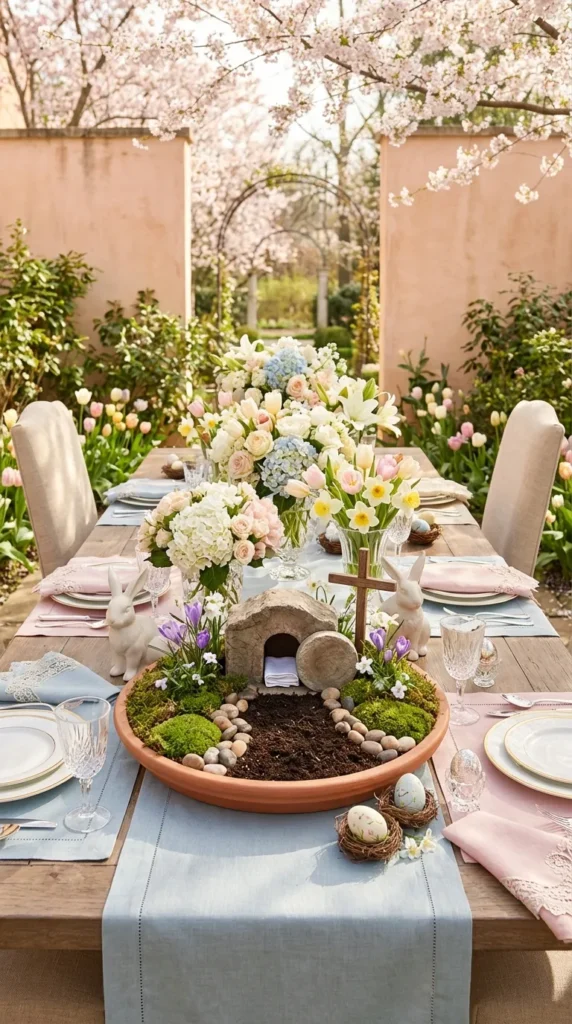 Resurrection Garden With Empty Tomb
