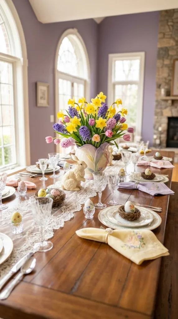 Spring Bunny Flower Arrangement