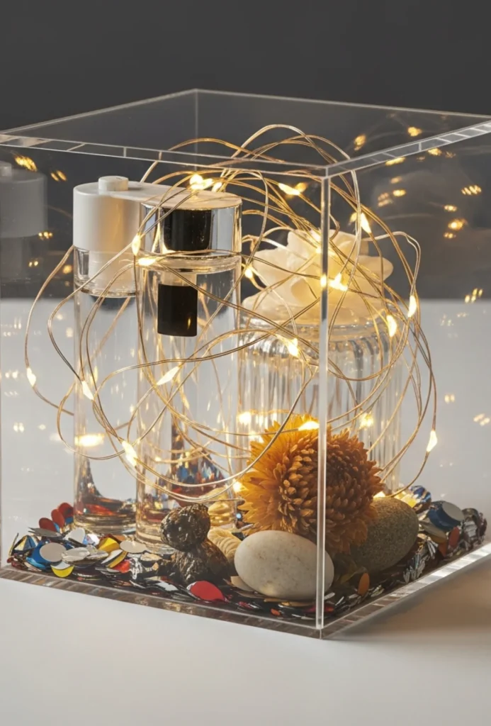 Acrylic Light Filled Boxes