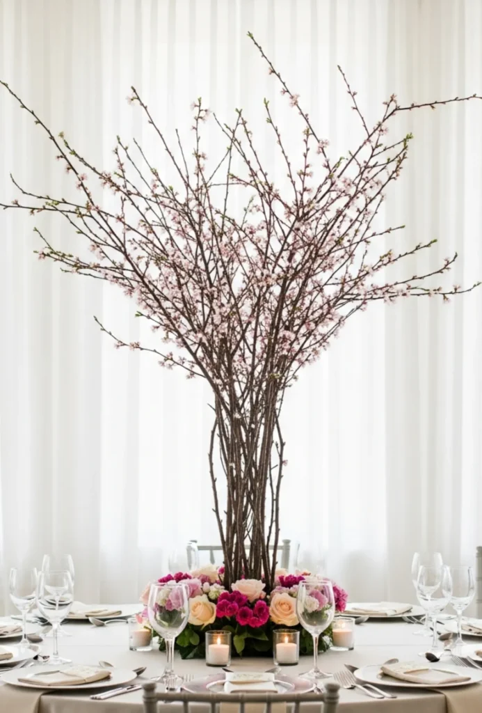 Airy Florals with Branches