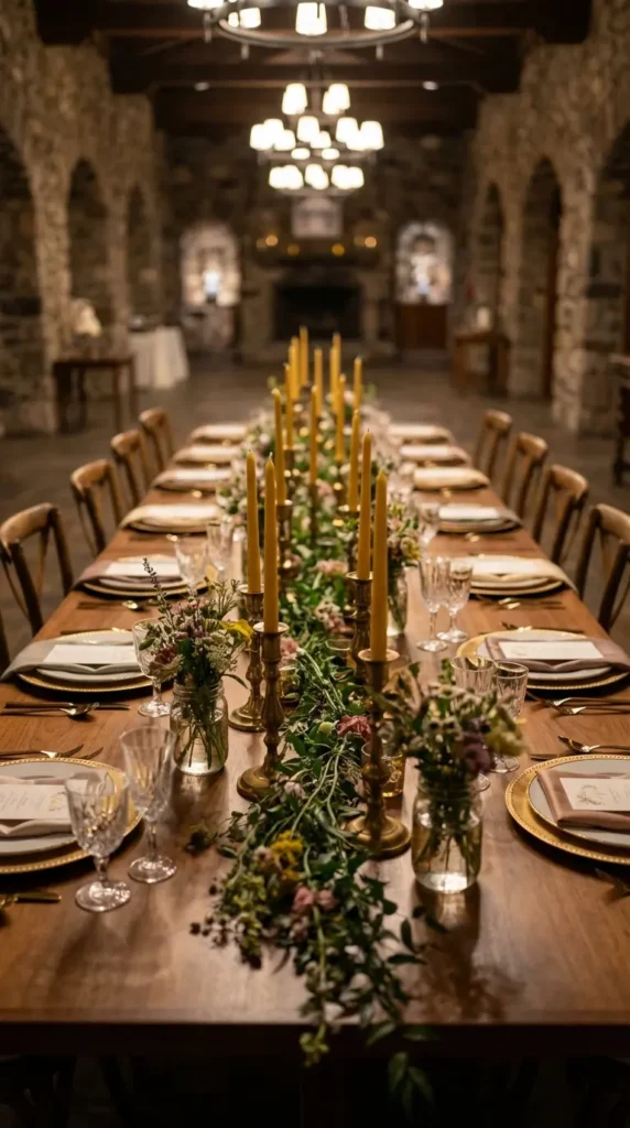 Antique Brass Candle Holders