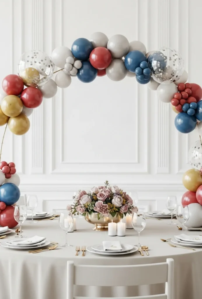 Balloon Arch Table Centerpiece