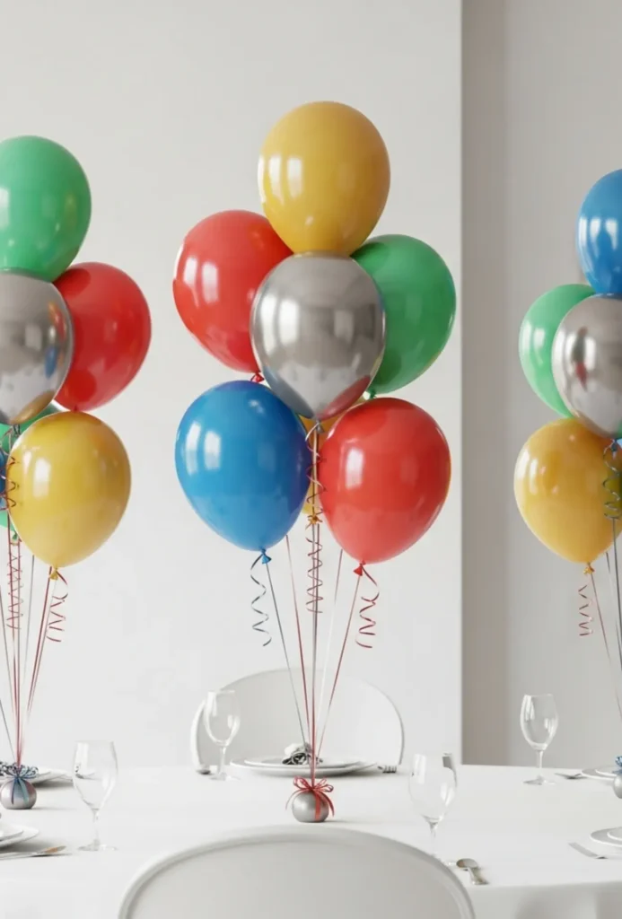 Balloon Bouquet Table Centerpieces
