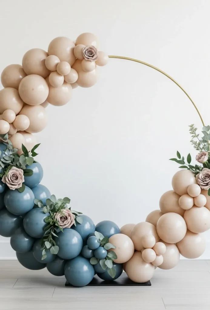Balloon Hoop Ring Table Centerpieces
