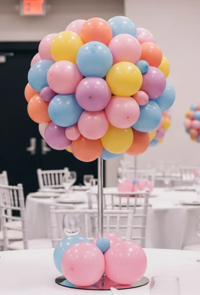 Balloon Topiary Tree Centerpieces