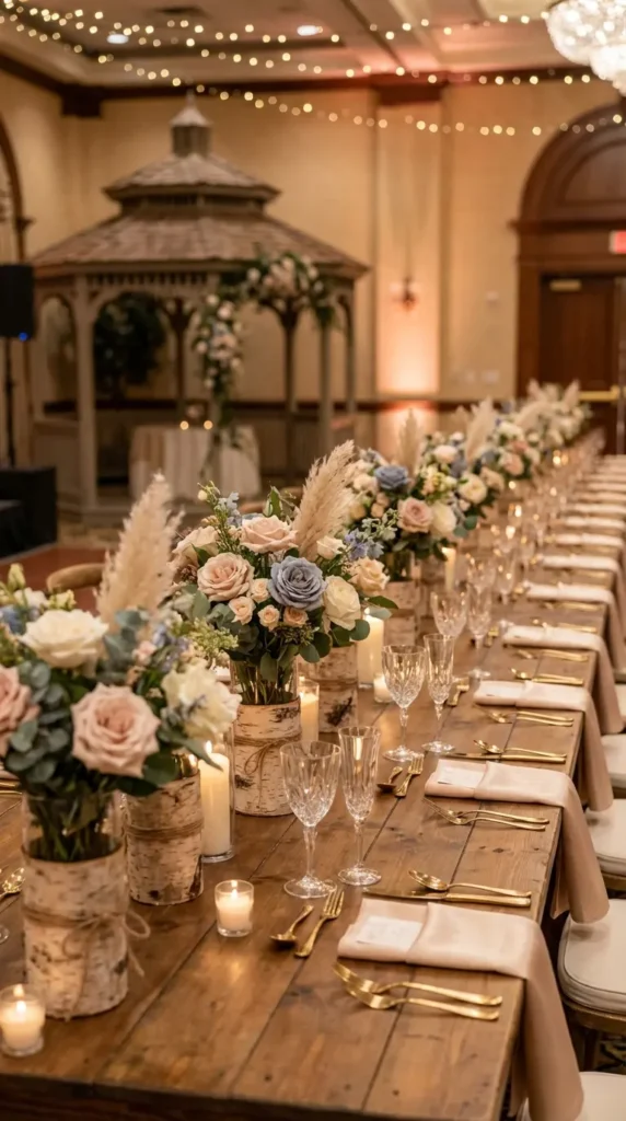 Birch Bark Wrapped Vases