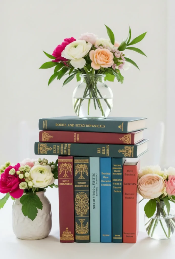 Books and Botanicals Stack