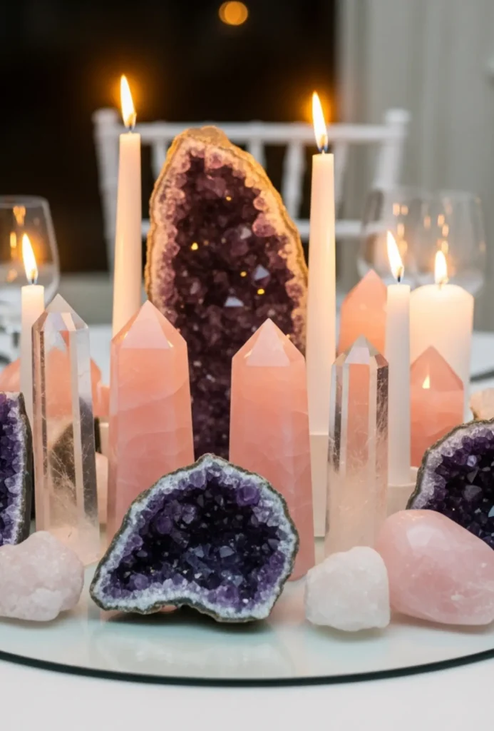 Candle and Crystal Displays