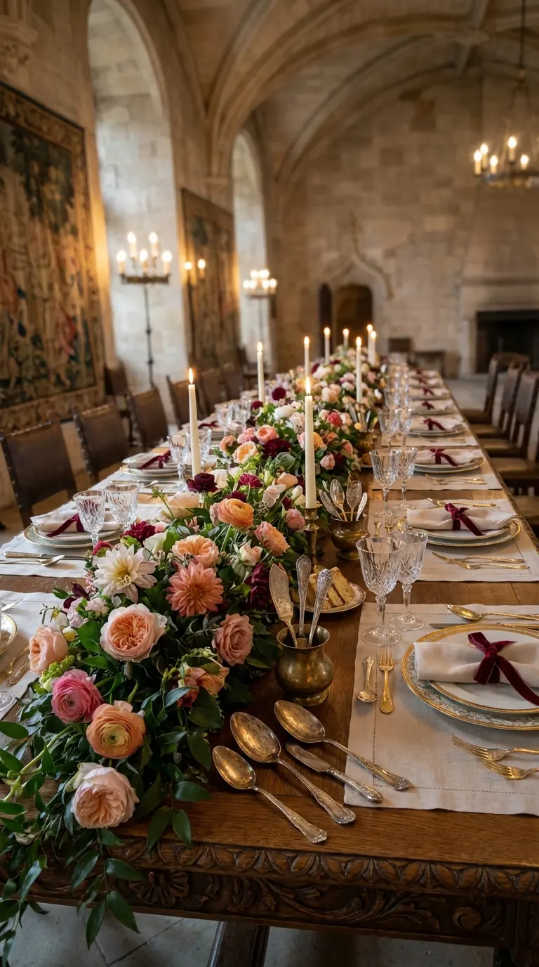 Decorative Antique Silverware Displays