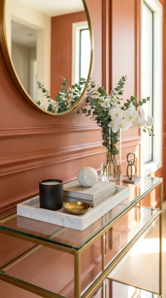 Decorative Tray With Table Accessories