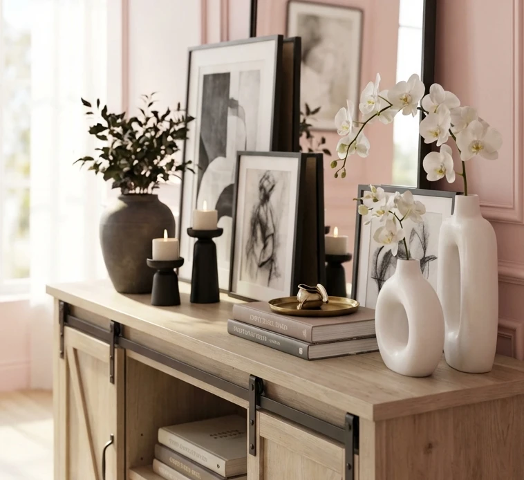 Dining Room Console Table Decor