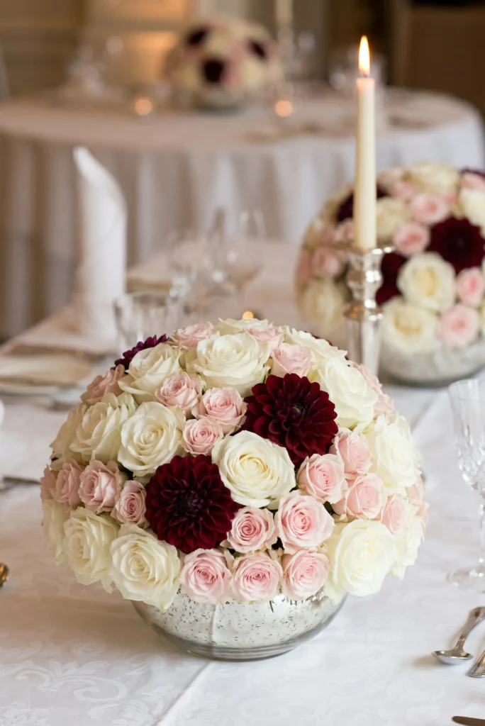 Dome Shaped Dense Florals