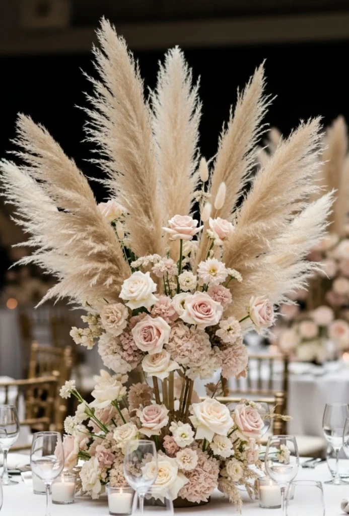 Dried Pampas & Fresh Bloom Mixes