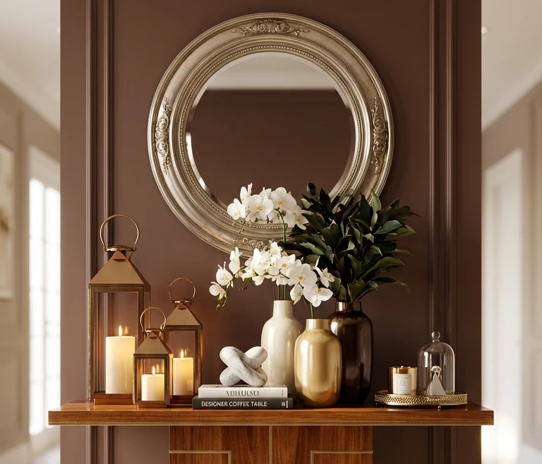 Entryway Console Table Decor Ideas